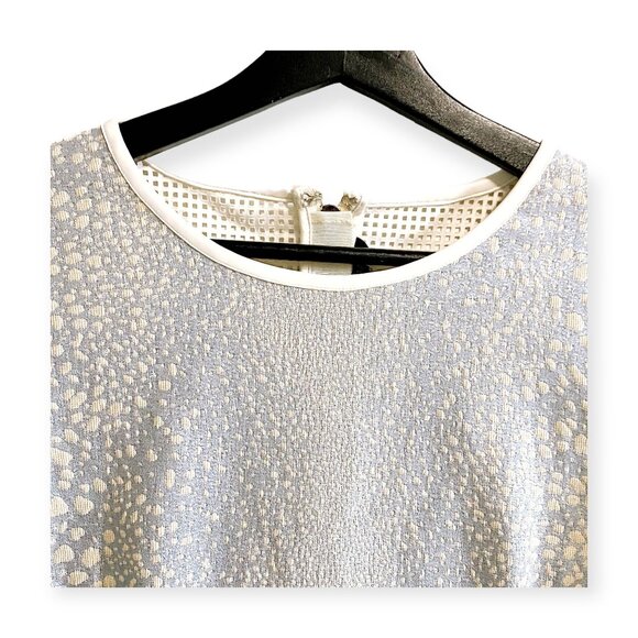 Sachin + Babi Eternity Shift dress in brocade and laser cut panels, size 0, NWT - Picture 11 of 13